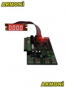 Jetonlu Çamaşır Makinesi Devresi